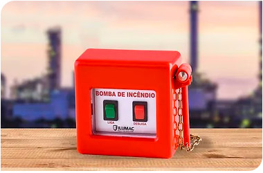 Acionadores (Botoeiras) para Alarme e Bomba de Incêndio